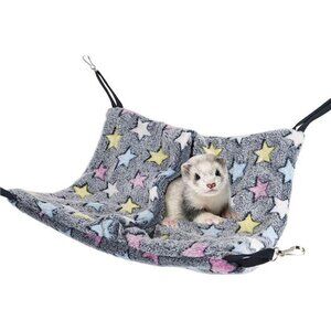 Hanging Hammock Nap Sack Swing Bag Pet Sleeper for Ferret Rat Sugar Glider